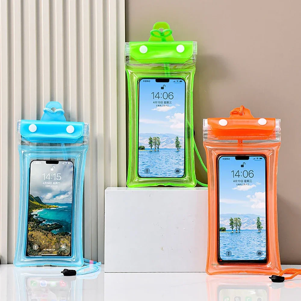 مقاوم للماء جراب هاتف الحقيبة السباحة العائمة غطاء حقيبة آيفون 13 14 15 16 برو سامسونج S23 S25 شاومي هواوي أقل من 6.8'' #4