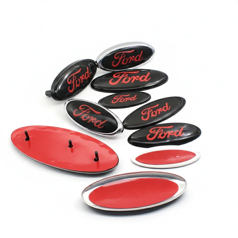 Car Front Hood Emblem Trunk Badge Stickers Accessories For Ford Focus Mustang Fiesta Puma Ranger Kuga MK7 MAX F150 Mondeo Escape view 4