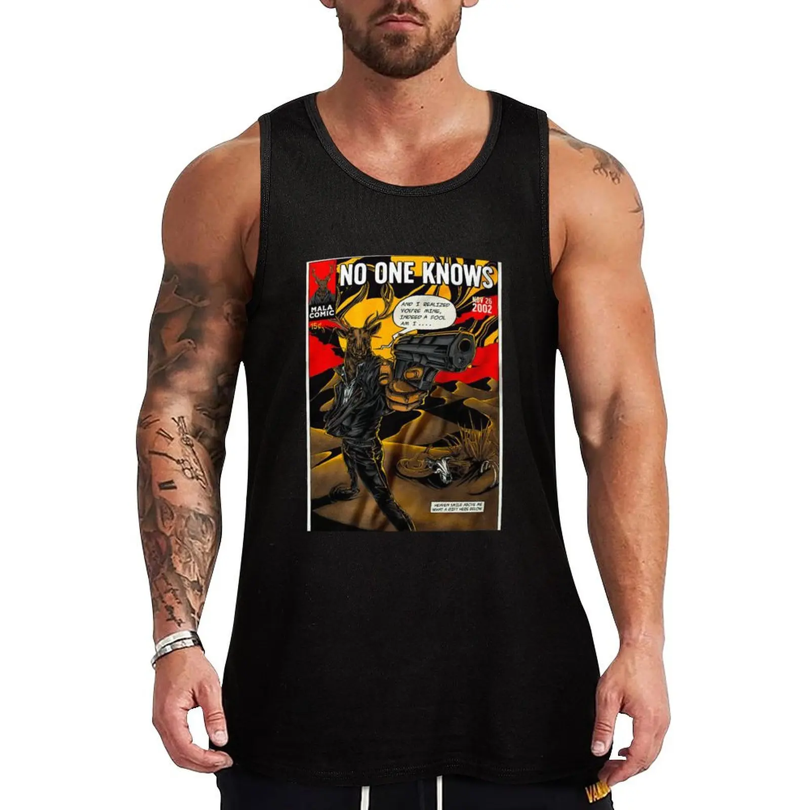 Königinnen der Steinzeit Tank Top Gym tragen Männer Männer T-Shirt