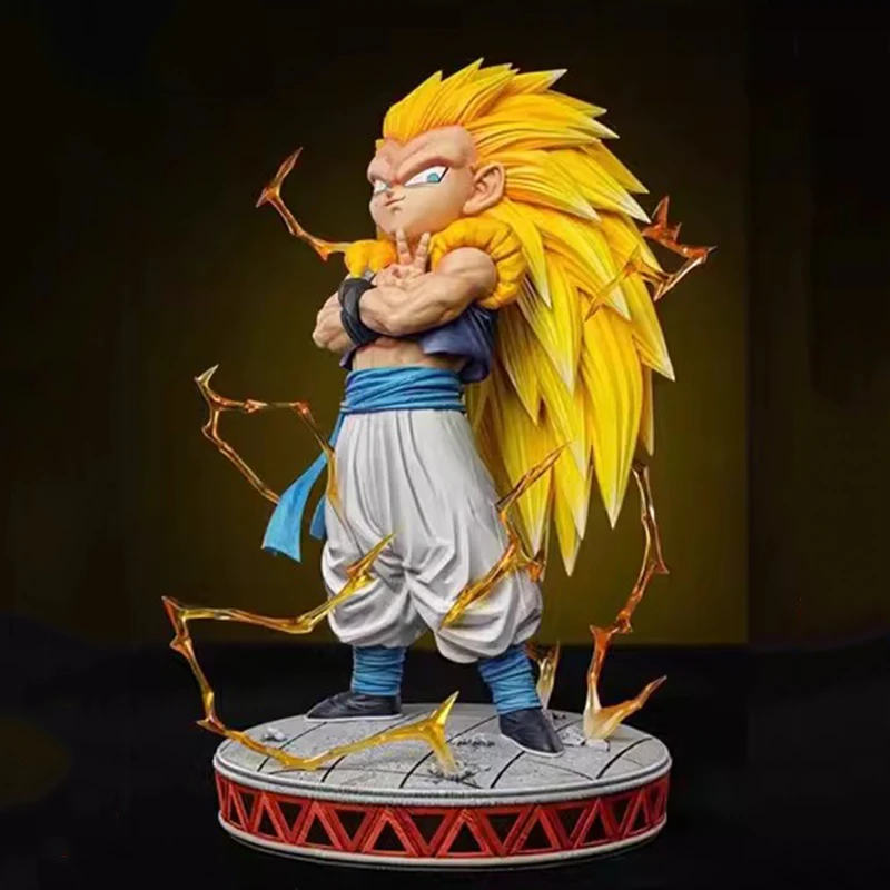 Figuras de acción de Dragon Ball GK Super 3 Gotenks, modelo de Anime de PVC, colección de adornos, juguetes, regalos de cumpleaños para niños