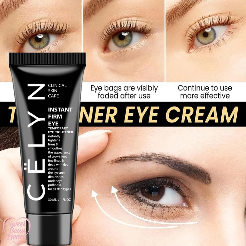 CELYN Instant Firm Eye Tightener, Anti-Wrinkle Eye Cream, Reduces Puffiness, Fine Lines & Crow's Feet for All Skin Types 30ml - view 4
