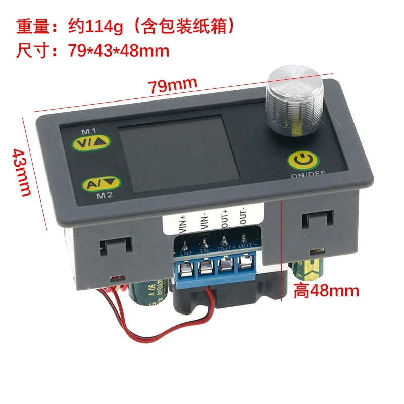 WZ3605E DC dC Buck Boost Converter CC CV 36V 5A Power Module Adjustable Regulated laboratory power supply Voltmeter ammeter