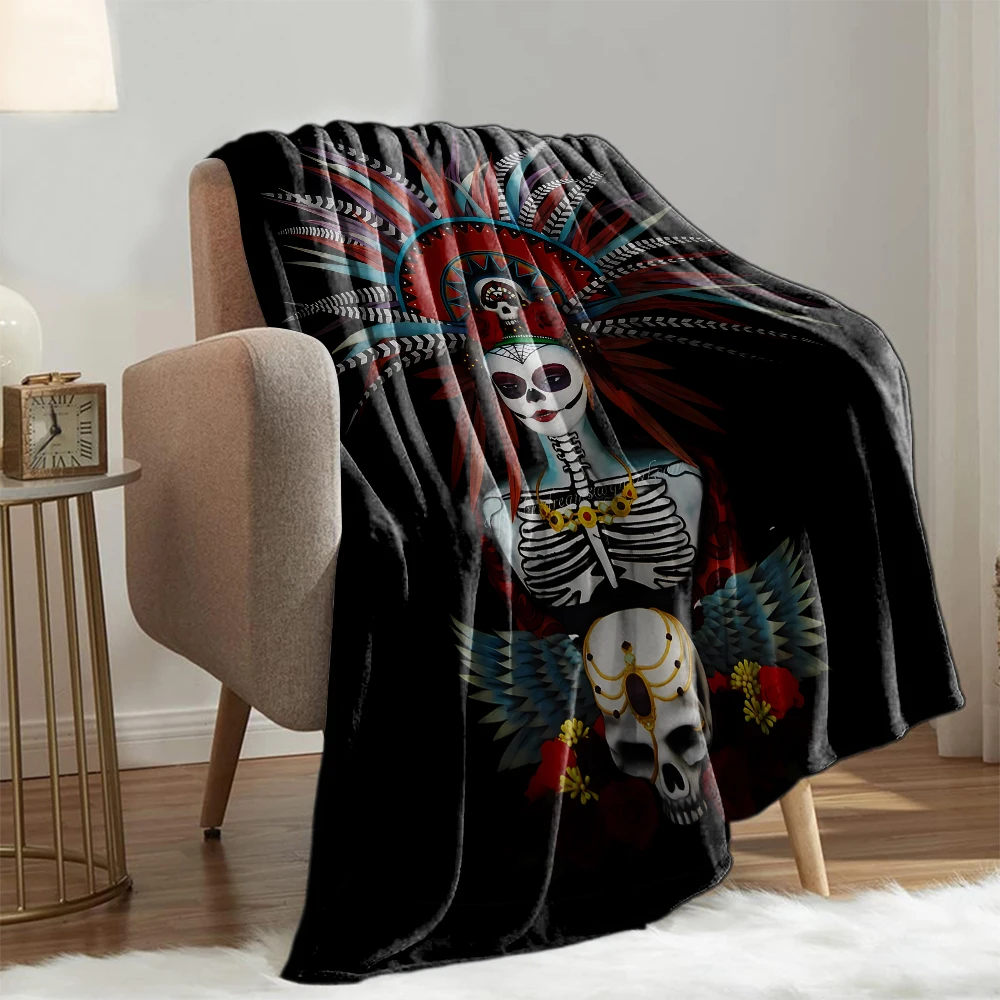1PC Überwurf Indische Kunst Blumen Tiere Muster Flanelldecke Dünne Überwurf Weiche Warme Decken Festival Geschenke für Familie Freunde