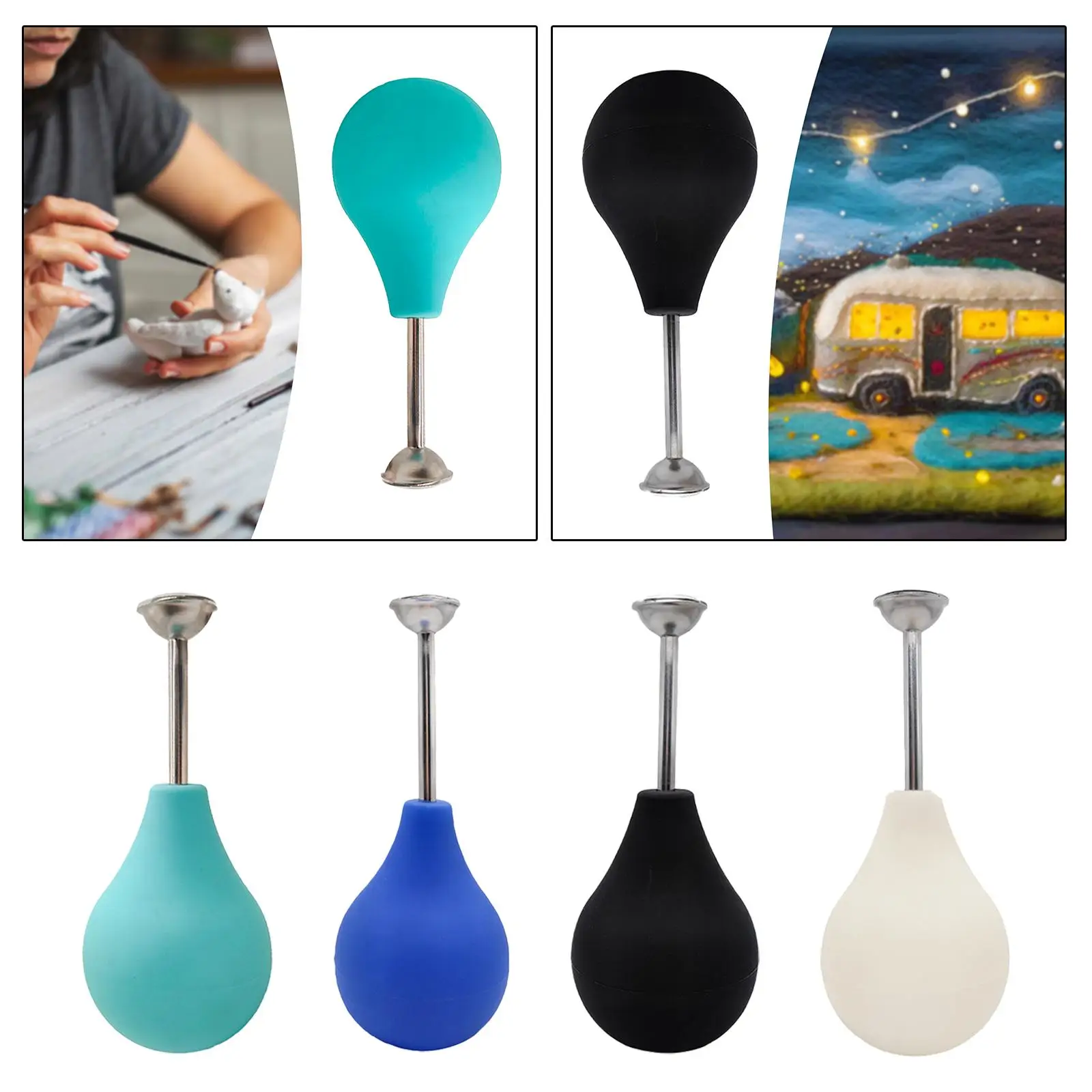 

Wet Felting Ball Brause Sprinkler Multifunctional Small Handy Bulb Spray for Garden Flower Leaves Indoor Bonsai DIY Wool Felting