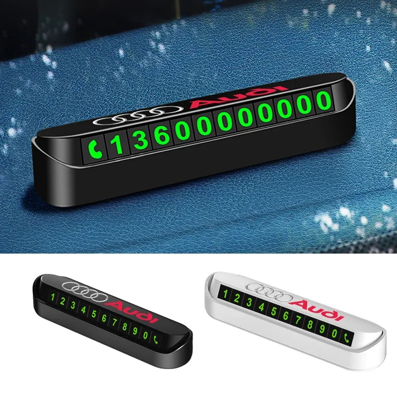 

Car Temporary Parking Card Phone Number Card Plate Telephone Number Stop For Audi A1 A2 A3 A4 A5 A6 A7 A8 Q1 Q2 Q3 Q4 Q5 Q6