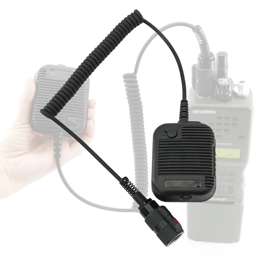 Tactical Airsoft Sports Adapter AN/PRC 148 152 PTT Adapter 6 Pin Ptt Handheld Speaker Microphone for PRC148 PRC152 PRC163 Radio