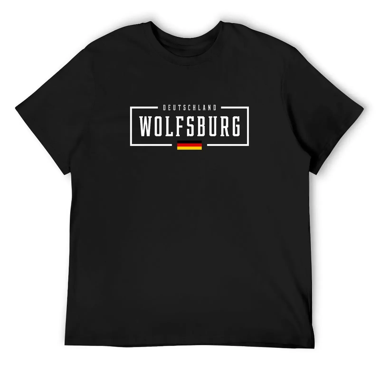 Wolfsburg Deutschland Germany German Flag T-Shirt vintage oversized anime clothes tee shirts for men