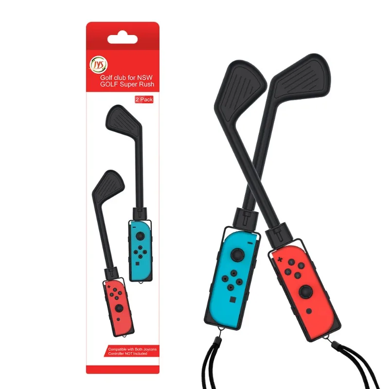 

2pcs Marios Switch Physical Sensation Golf Club for Nintendo Switch Controller Adapter Case Children Toy Gift Switch Accessories