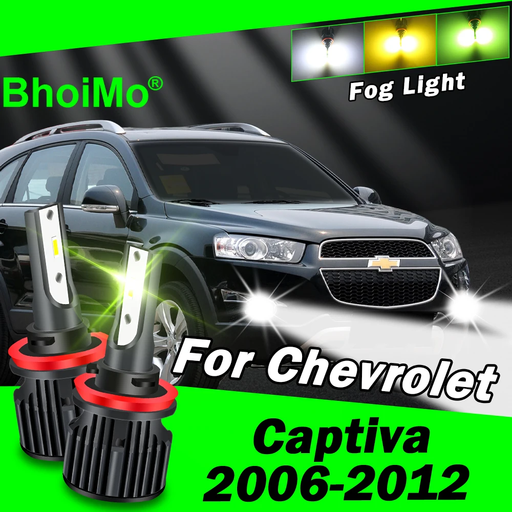 

BhoiMo Front Fog Light Lamp For Chevrolet Captiva 2006 2012 Led Bulb 2007 2008 2009 2010 2011
