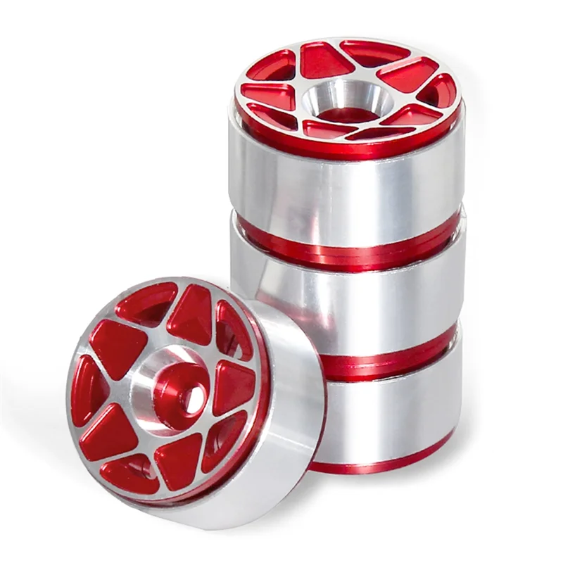 4 قطعة 1.0 بوصة معدنية Beadlock محور عجلات حافة عجلة ل 1/18 1/24 RC الزاحف سيارة TRX4M ترقية أجزاء الملحقات