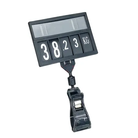 20sets POP Promotion Price Number Sign Display Posted Label Card Plastic Holder Frame Replaceable Supermarket