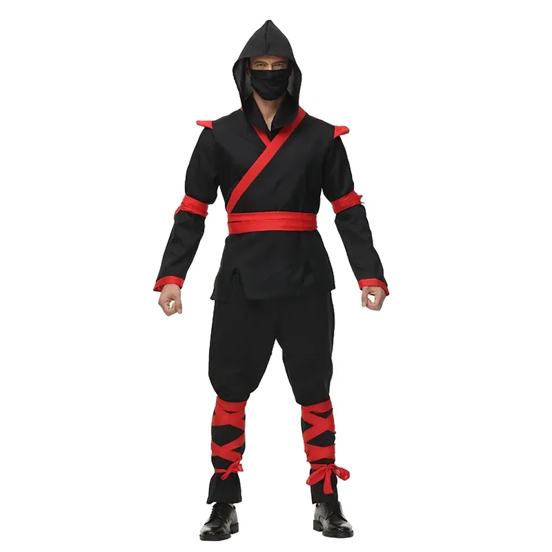 

Halloween Costumes Men Ninja Costume Adult Anime Warrior Cosplay Fancy Dress Up Japanese Ninja Men's Warrior Suit Costume