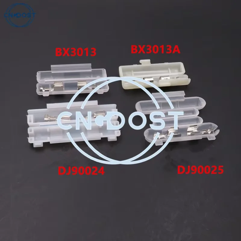 

1 Set 6x30mm 6*30mm White Double Glass Tube Fuse Holder Flip Type Fuses Box Fuse Connector AC Assembly With Terminal