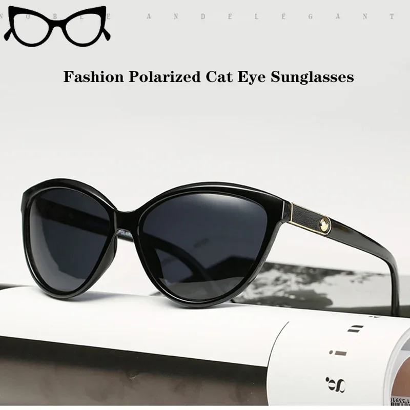 Luxury  Polarized Women Sunglasses Fashion Ladies Vintage Brand Designer Cat Eye Glasses Woman Female Sun Glasses