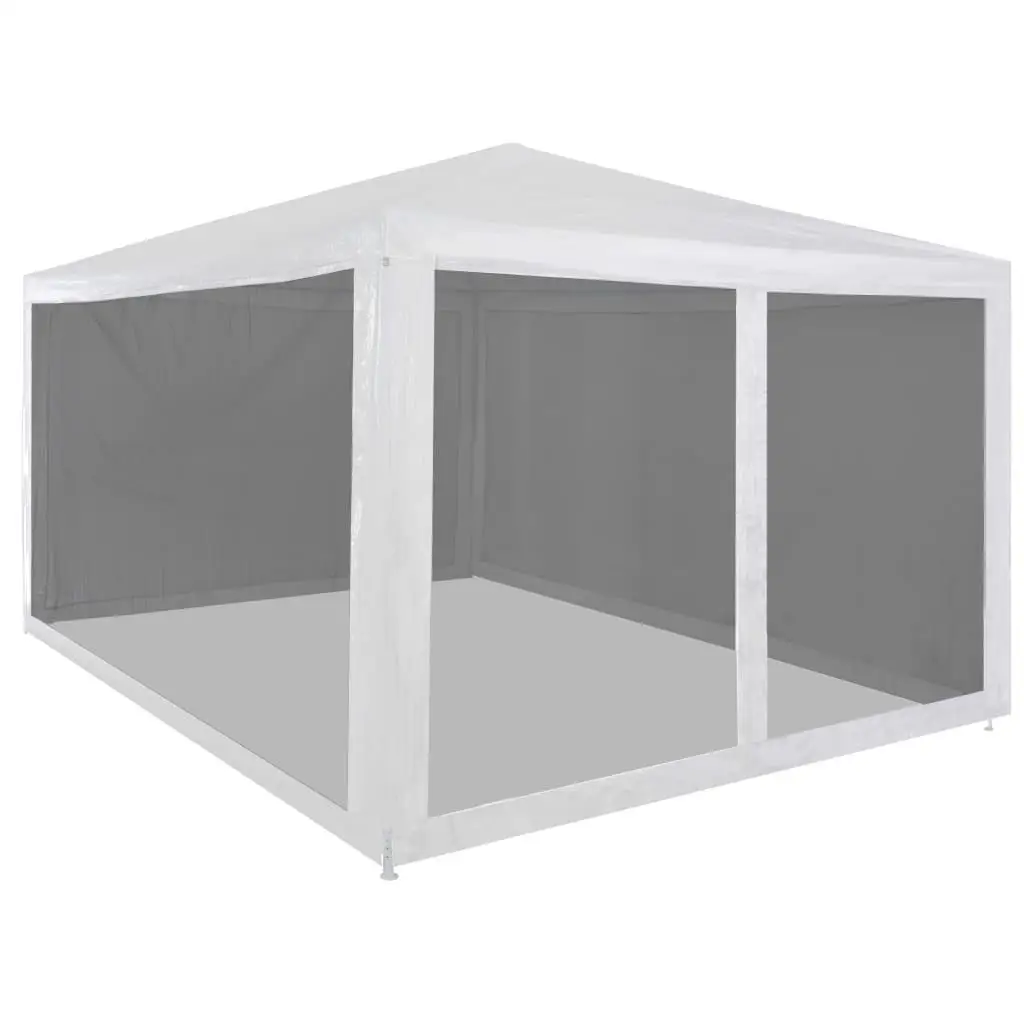 4-Panel Mesh Party Tent 157.5x118.1 - Outdoor Canopy with Sidewalls for Events & Gatherings