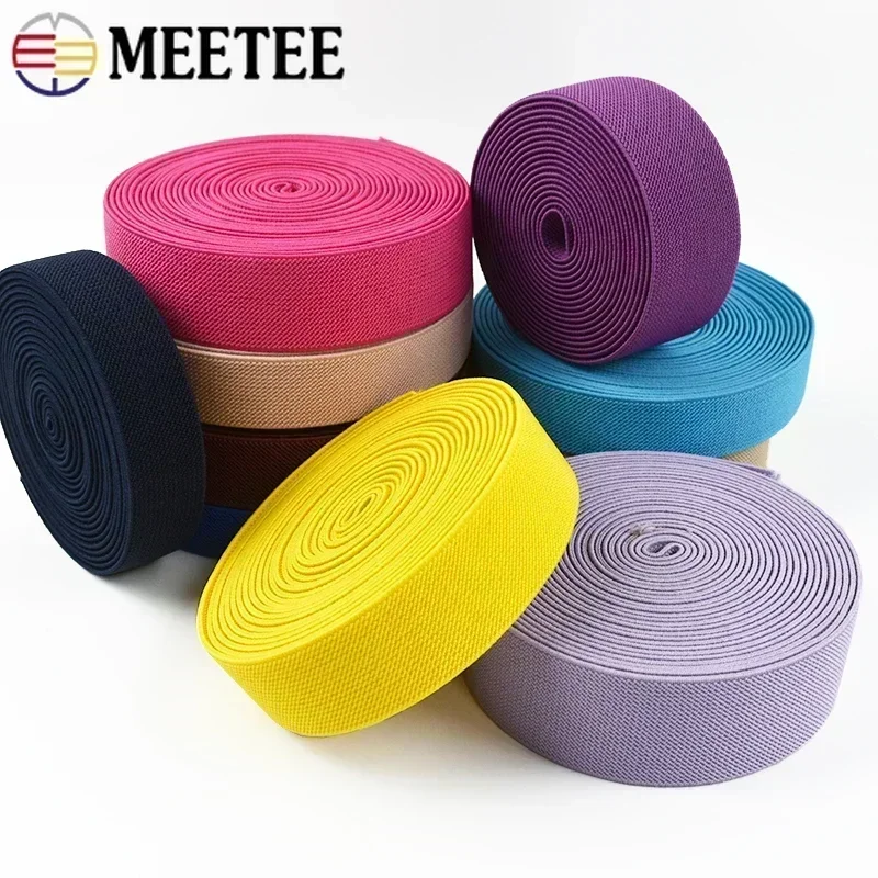 1/3/5/10M Meetee 38mm Elastic Band Pants Waistband Sewing Rubber Ribbon Belt Underwear Stretch Webbing DIY Garment Accessory - Image 2