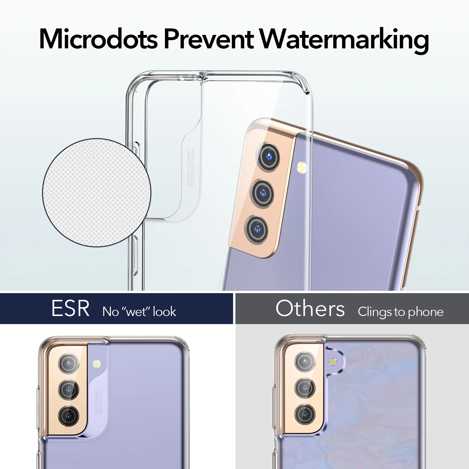 ESR Phone Case for Samsung Galaxy S21/S21 Plus/S21 Ultra 5G Metal Kickstand Steady Case Luxury TPU Back Cover for Galaxy S21