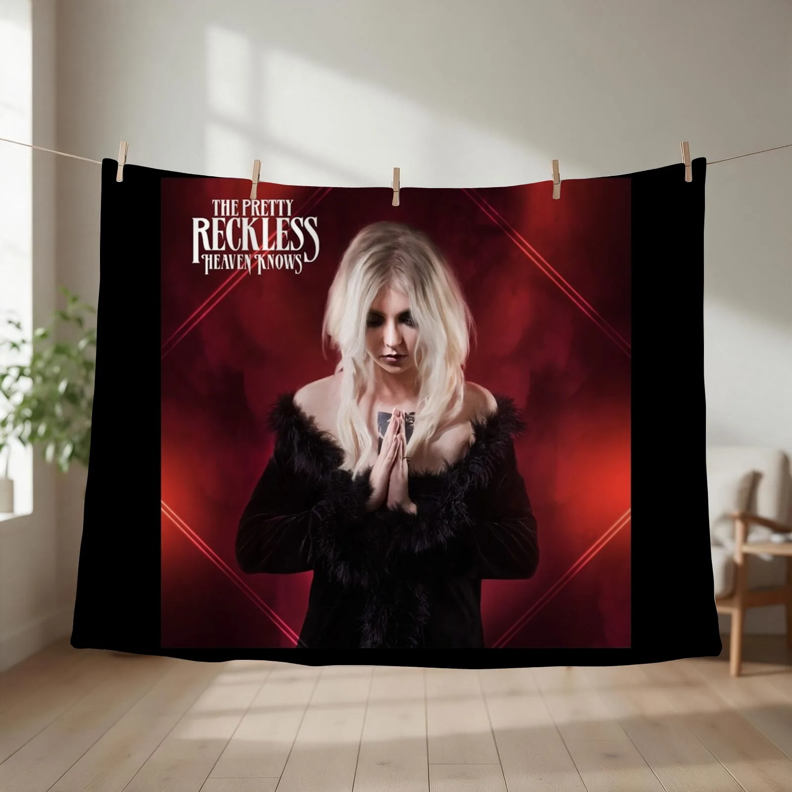 Heaven knows Throw Blanket couch cozy soft plush fuzzy picnic outdoor blanket