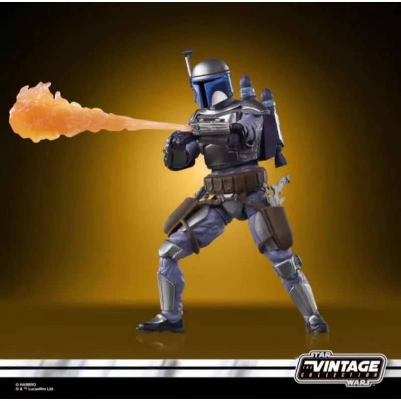 Novo original hasbro star wars a coleção vintage jango fett (ataco dos clones) figura de ação modelo presente brinquedos