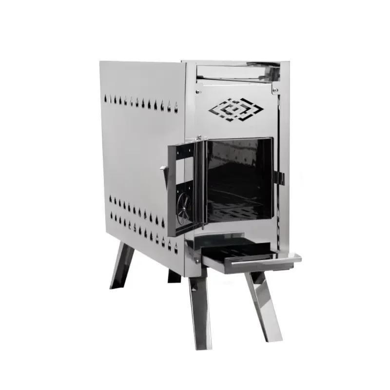 Portable Folding Firewood Sauna Stove for Camping Sauna Tent Wood Burning Heating Stove