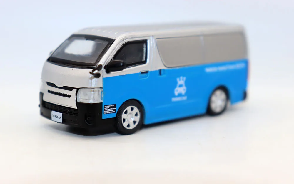 Metal 1/64 Hiace Van TRIBECAR Diecast Alloy Toy Cars Simulation Model For Collection gift