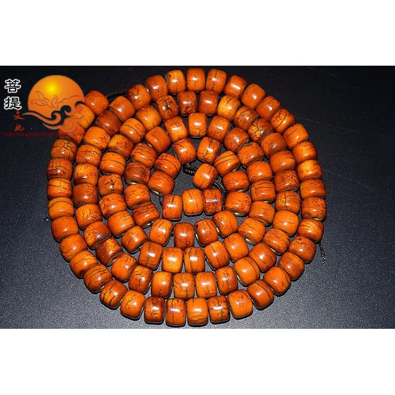 Ox Bone Distressed Weathering Pattern Tibetan Style Spacer Beads Beads Diy Individual Bodhi Beads Accessories Bracelet