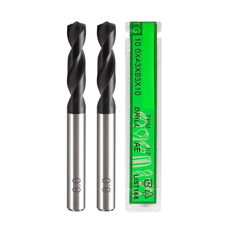 TG PM HSS Series 168 مثقاب للفولاذ المقاوم للصدأ الناي المتماثل سطح أملس صلابة عالية ثقب عميق الحفر 0.5 مللي متر-13 مللي متر