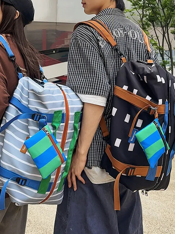 fashionable-short-trip-travel-bag-women's-portable-luggage-handbag-multi-functional-boarding-bag-large-capacity-fitness-bag