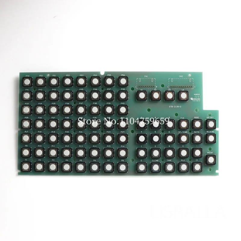 New SM120P SM-120LL P Internal Circuitry Keyboard Keypad with Overlay for DIGI SM120 Scales Parts Keyboard Set