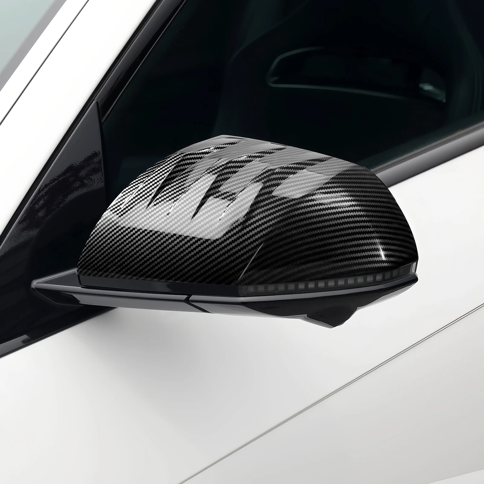 

Auto Rearview Mirror Cover Cap Side Door Reverse Mirror Shell Trim For Hyundai IONIQ 5 2022-2026 Body Kits Exterior Accessories