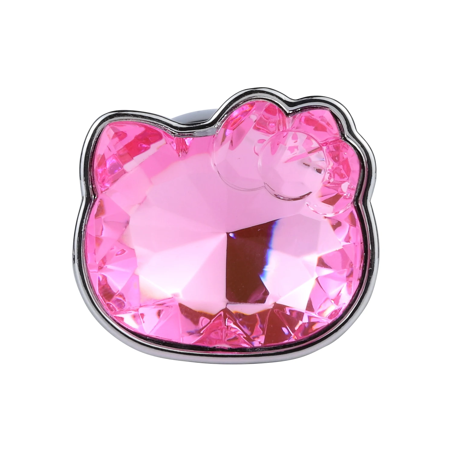 1PCS, Anal Sex Toys Small Crystal Cat Face Kitty Jewel Anal Butt Plug Prostate Massager Anal G-Spot Stimulation - Image 3