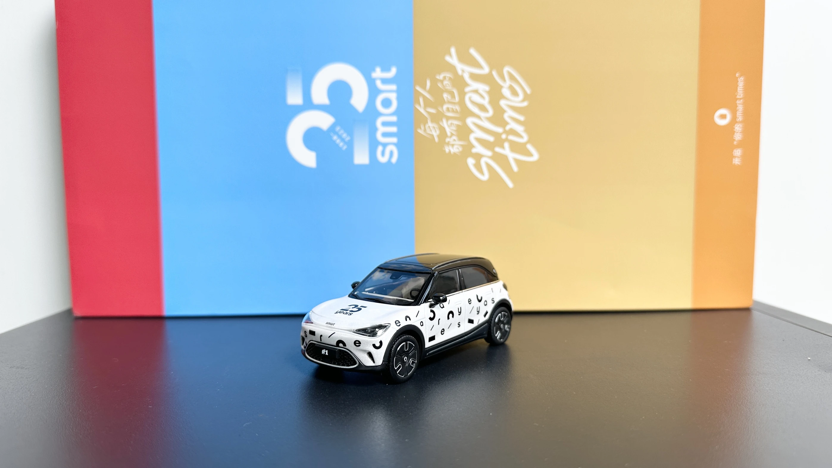 benz-smart-elf-no-1-1-43-car-model-alloy-car-model-original-elf-no-1-car-model-hanging-painting