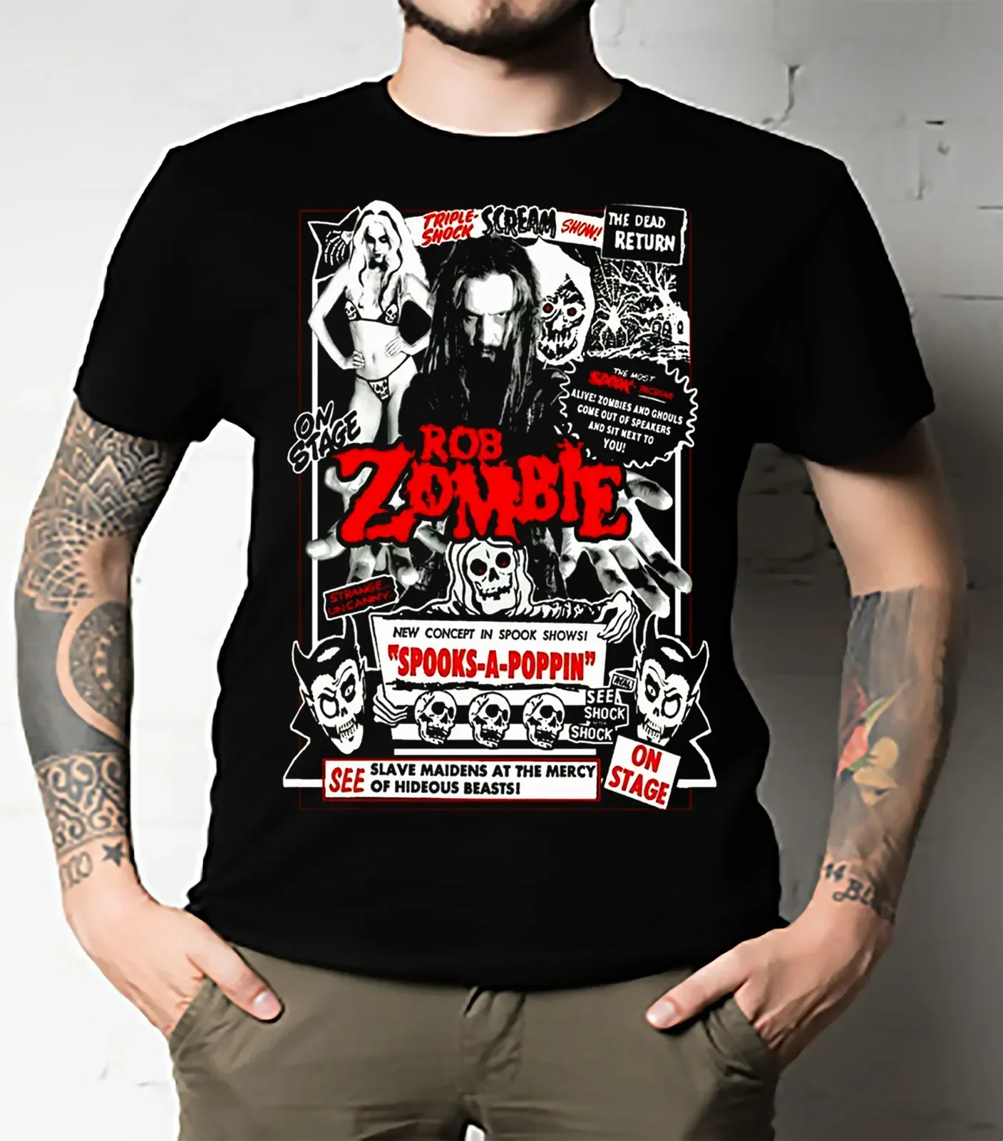 

Art de bande vintage r*b Zombie T-shirt classique essentiel Tee Unisex All Size