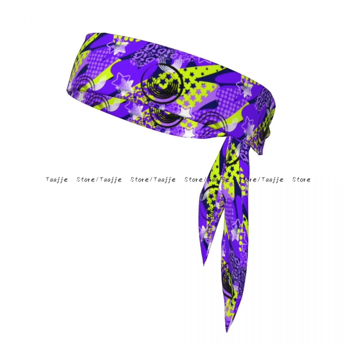 Sweatband Bandanas Dots Geometric Figures Stripes Hairband Head Tie Sports Headband Hair Accessories