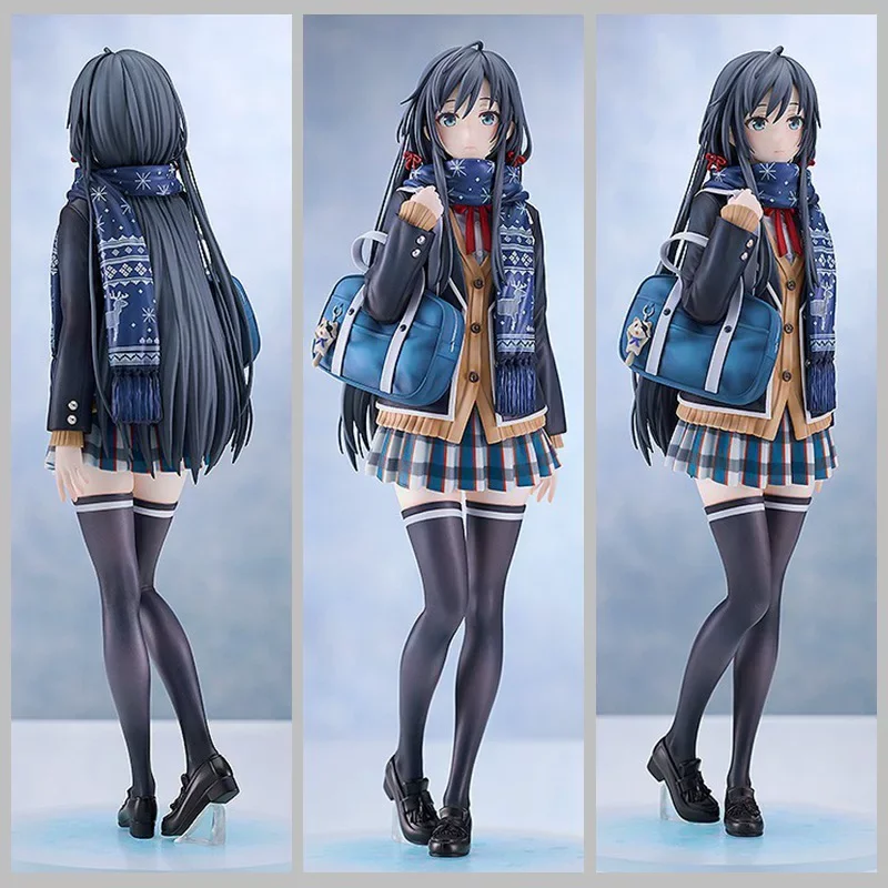 26cm JK Schuluniform Yukino Yukinoshita Figur My Teen Romantic Comedy SNAFU Anime Mädchen PVC Figur Modell Ornament Spielzeug Jungen Geschenk
