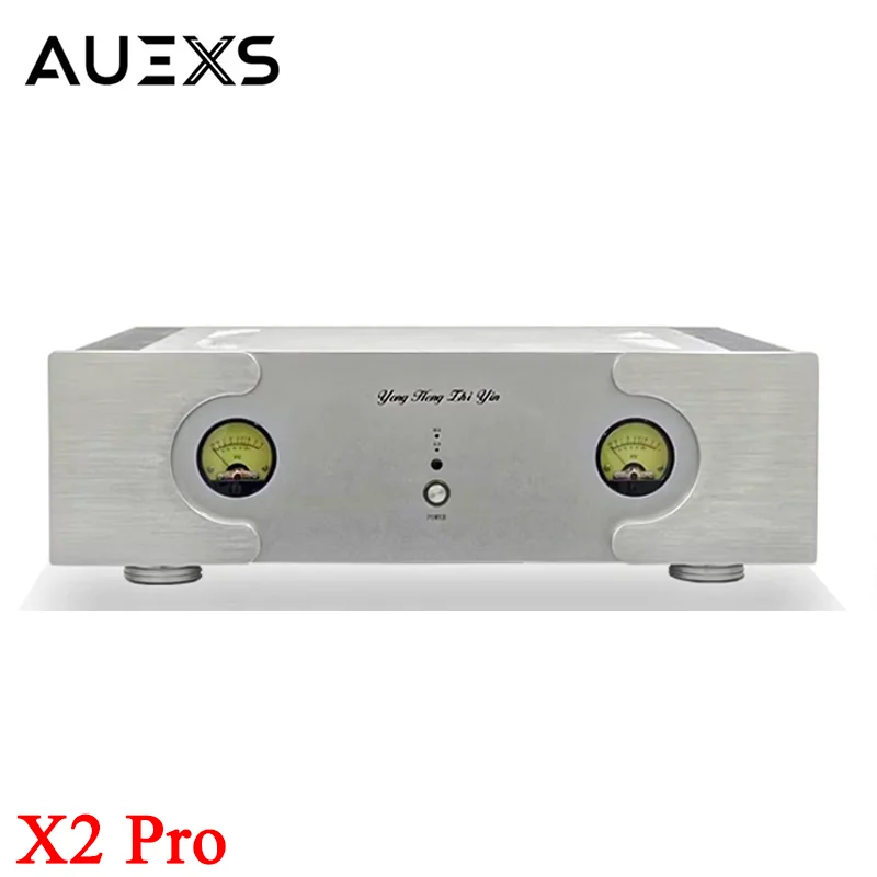 

AUEXS X2 Pro 80w*2 2-channel Class A Power Amplifier High Power Balanced XLR Vu Meter High End Audio HIFI Amplifier Audio