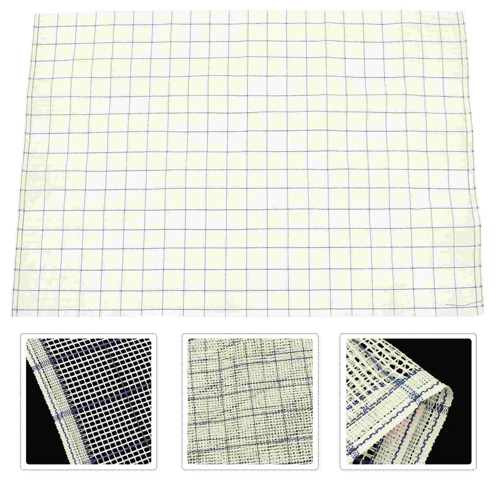 

Mesh Embroidery Cloth Fabrics Polyester for DIY Cross Stitch Cloths Project Cotton