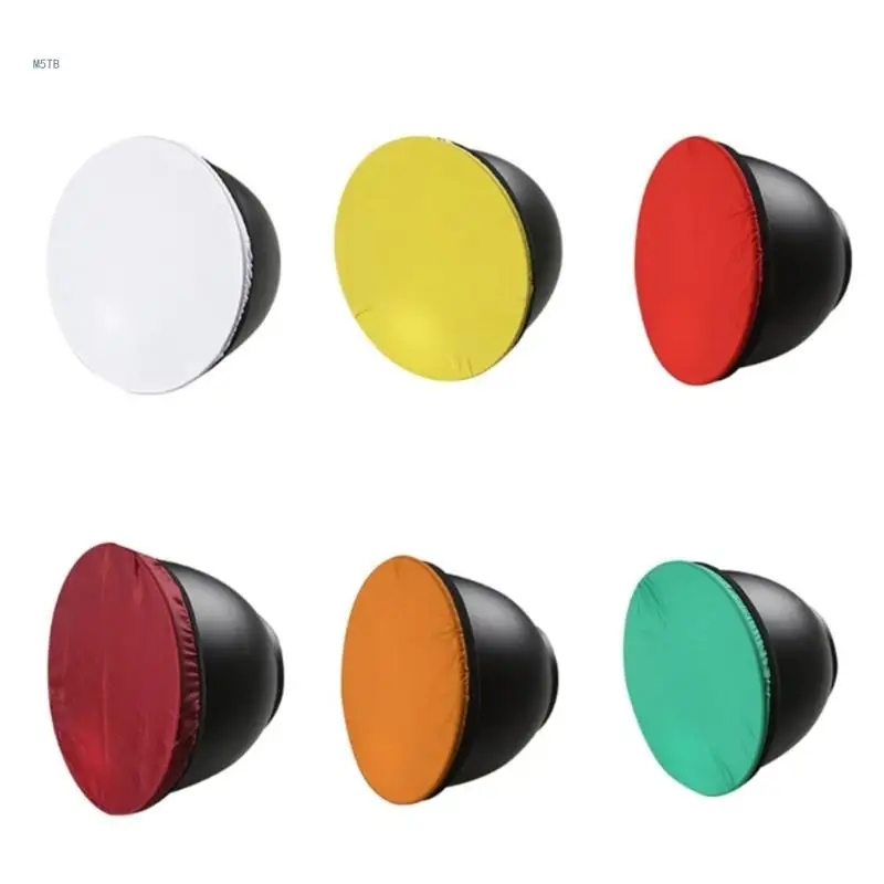 18cm/7inch Soft Diffuser Lamp Cover Cloth Diffuser Reflectors Lamp Sock for Flashing Light Dish Photography Dropship