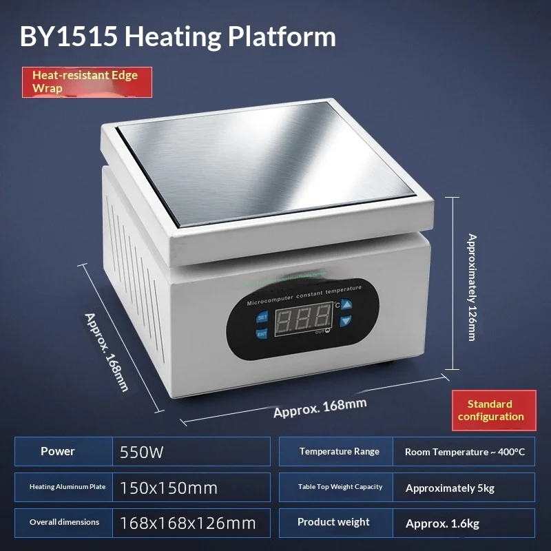 BY1010 Heating Station Digital Preheating Platform Electronic Hot Board PCB LCD Screen Repair