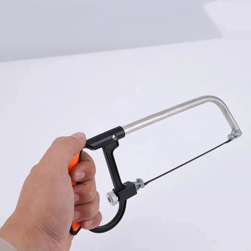 8in1 Multi-Purpose Hand Saw Kit with 6 Blades for Woodworking Metalworking Glass Cutting DIY Steel Saw Tool for Model And Hobby