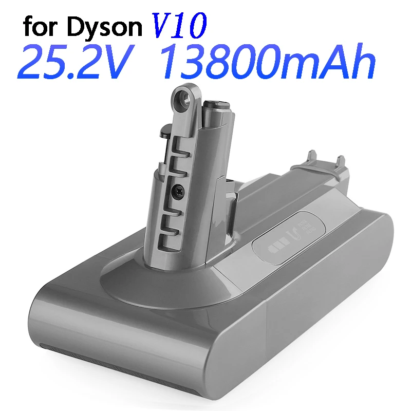 

2023 Новый 25,2 в 13800 мАч аккумулятор для Dyson V10 ручной пылесос без шнура для Dyson V10 сменная батарея