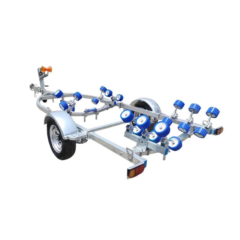 

High Quality Hot Dip Galvanizing 3.8m Rib Boat Trailer For4.6m Rib Boat Trailer Factory Direct Supply