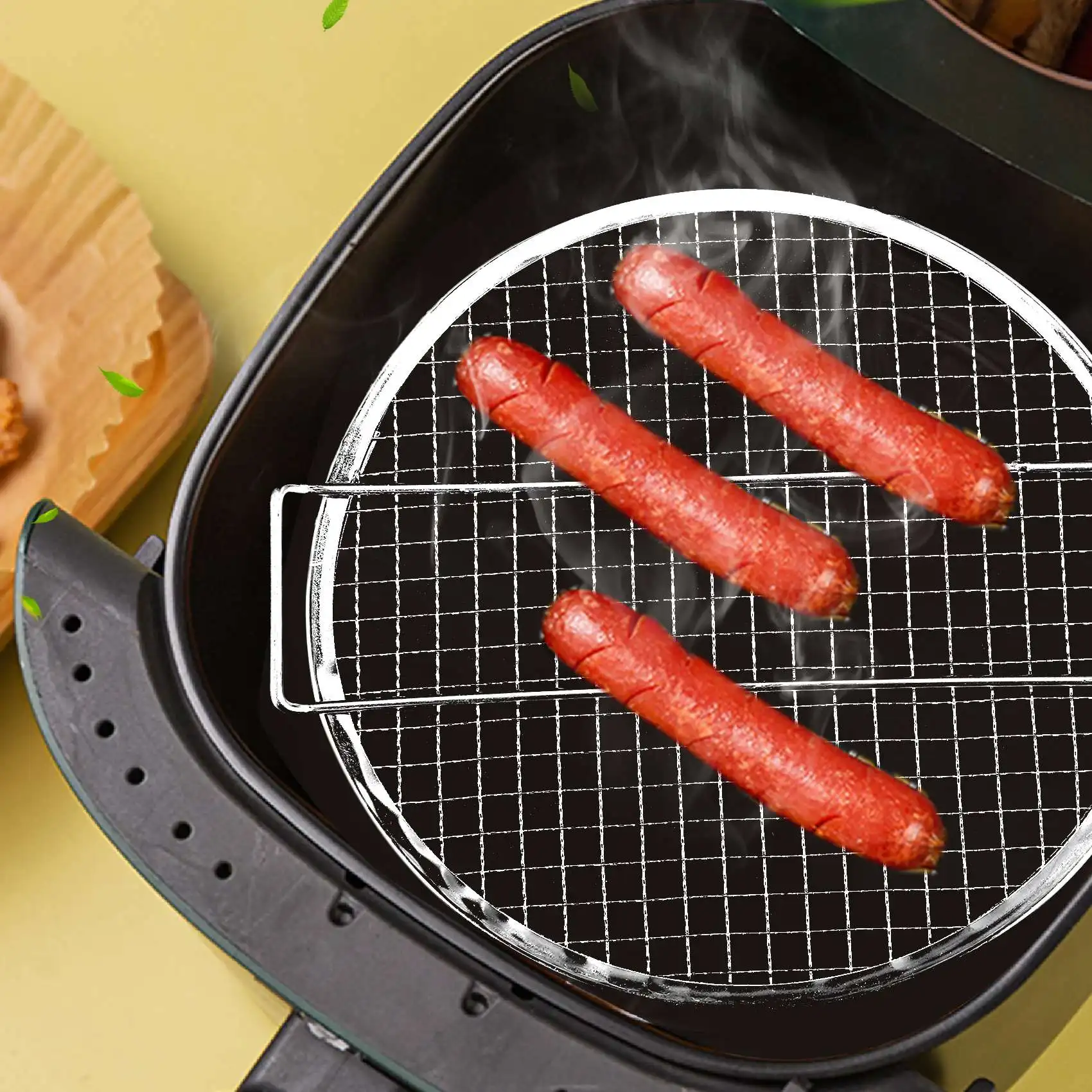 

【GARMENT】For Dehydrator Stand, Grill Stand Air Fryer With Five Stackable Layers Food Grade For Dehydrator Rack Stainless Steel S