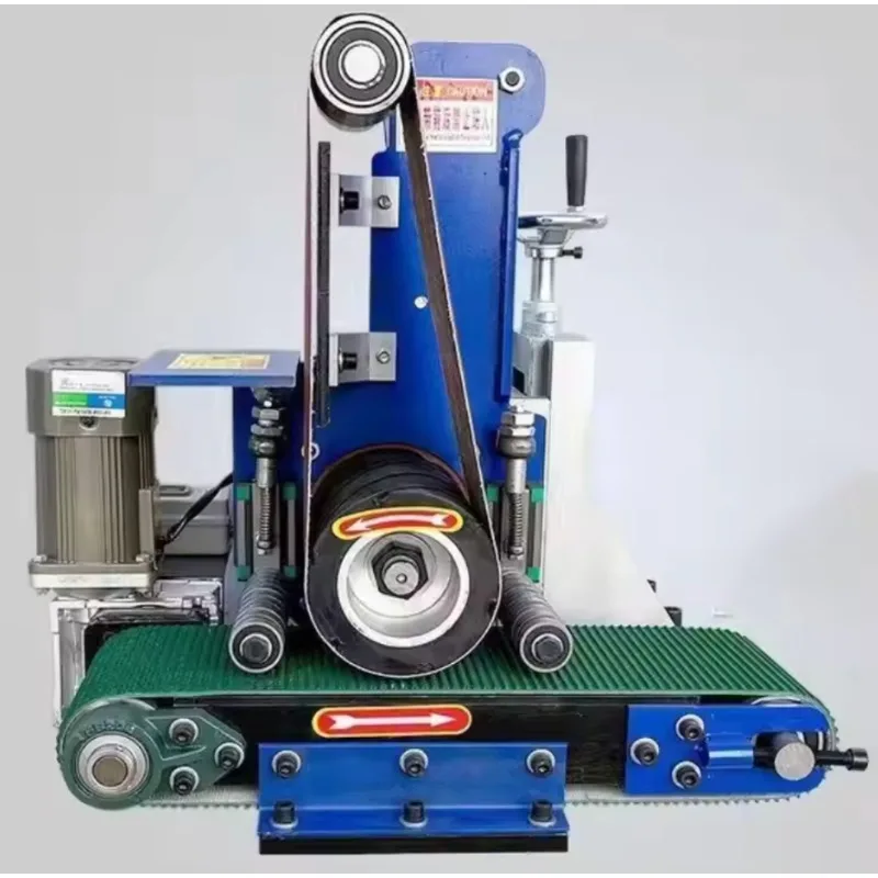 Mechanical steel aluminum iron plate rust removal and polishing wire drawing machine plate sander