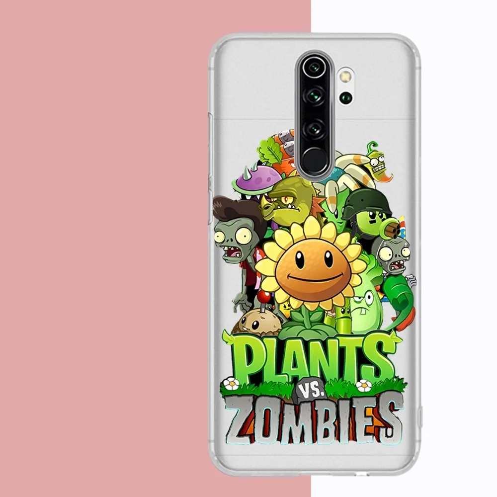 Game P-Plants vs. Z-Zombies Mousepad For Samsung S 20 21 22 23 for Redmi Note7 8 9 10 for Huawei P20 30 40 Clear Case