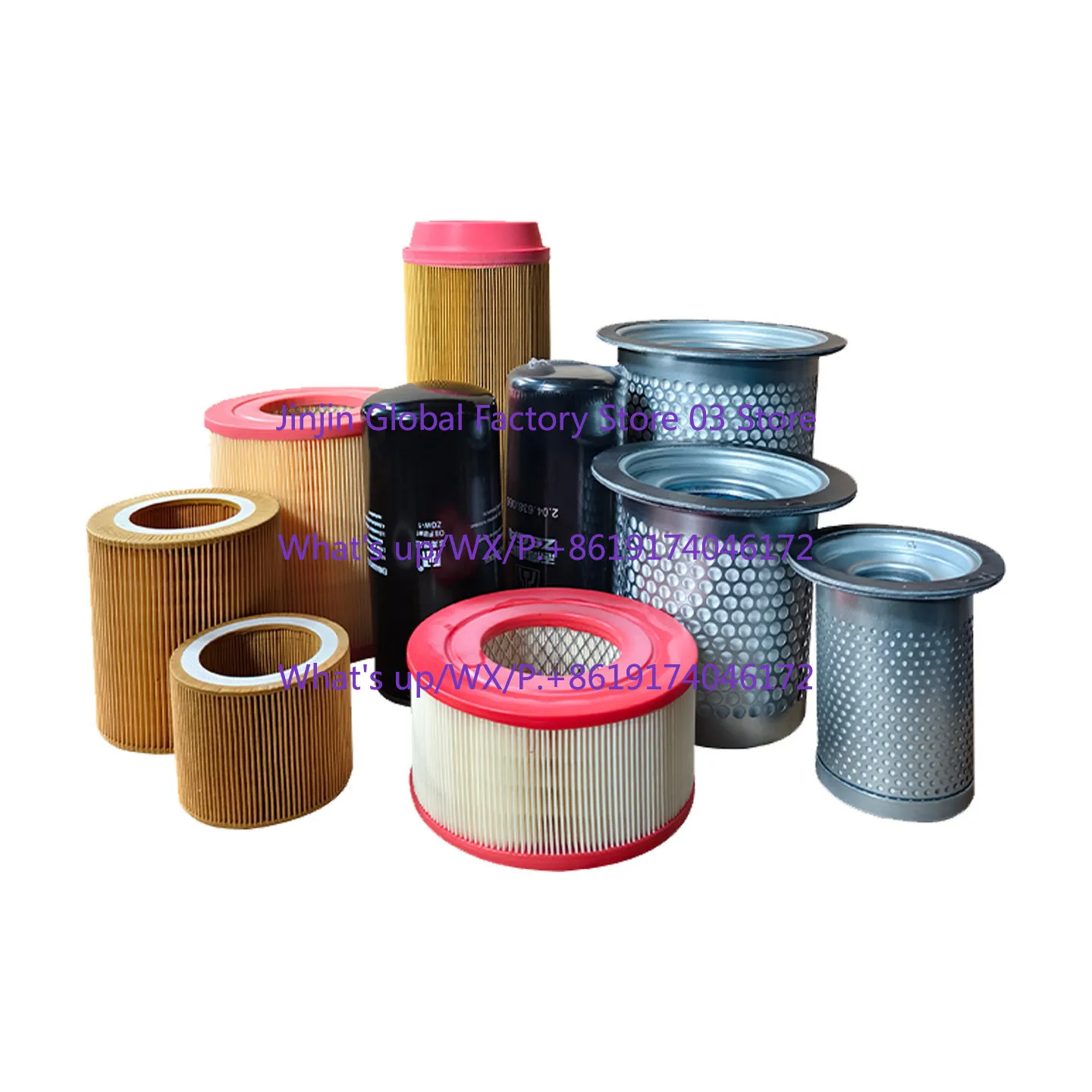 screw air compressor maintenance accessories  air filter oil filter oil separation core original genuine guarantee