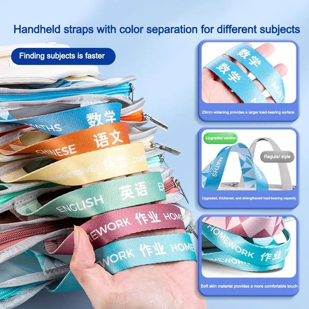 

Портативная сетчатая сумка на молнии формата А4, большая вместительная утолщенная прозрачная сумка для файлов, сумка для ручного хранения, школьные и офисные принадлежности