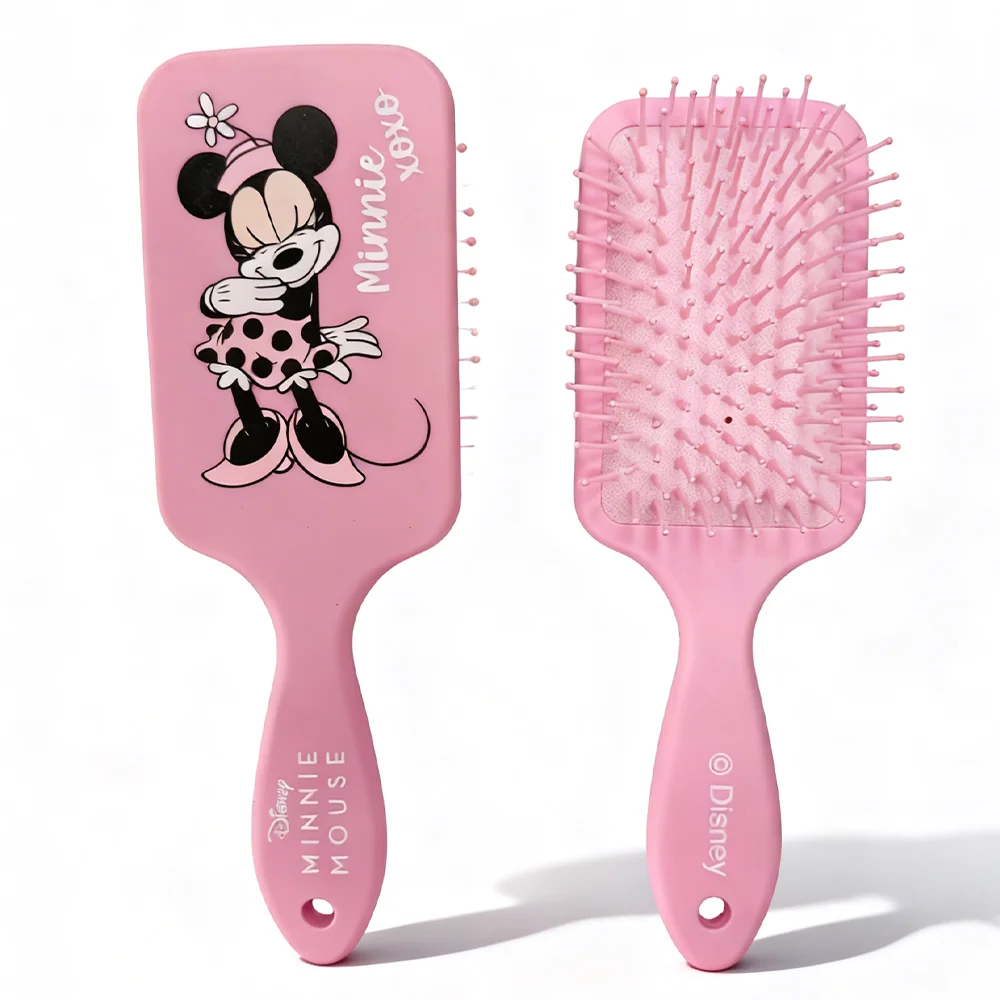 

Disney New Hair Comb Kawii Cartoon Cute Bear Massage air Cushion Comb Square Girl Hairdressing Comb Gift