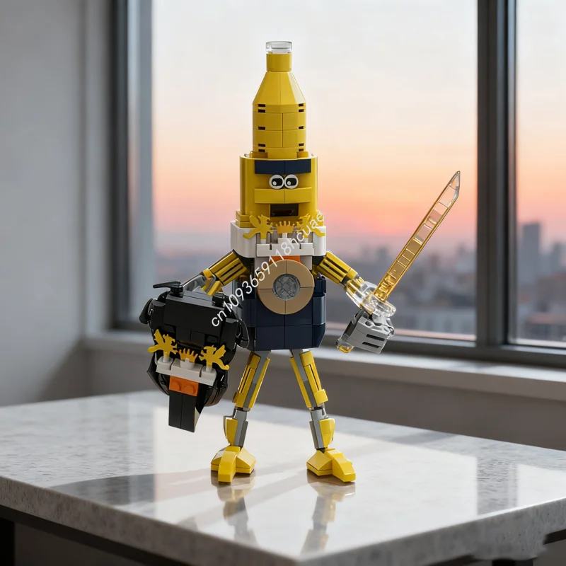 

330 шт. MOC Corona It S Time Fight, скрытая модель, строительные блоки, архитектура, сборка игрушек, сделай сам, идея для рождественского подарка, кирпич для детей