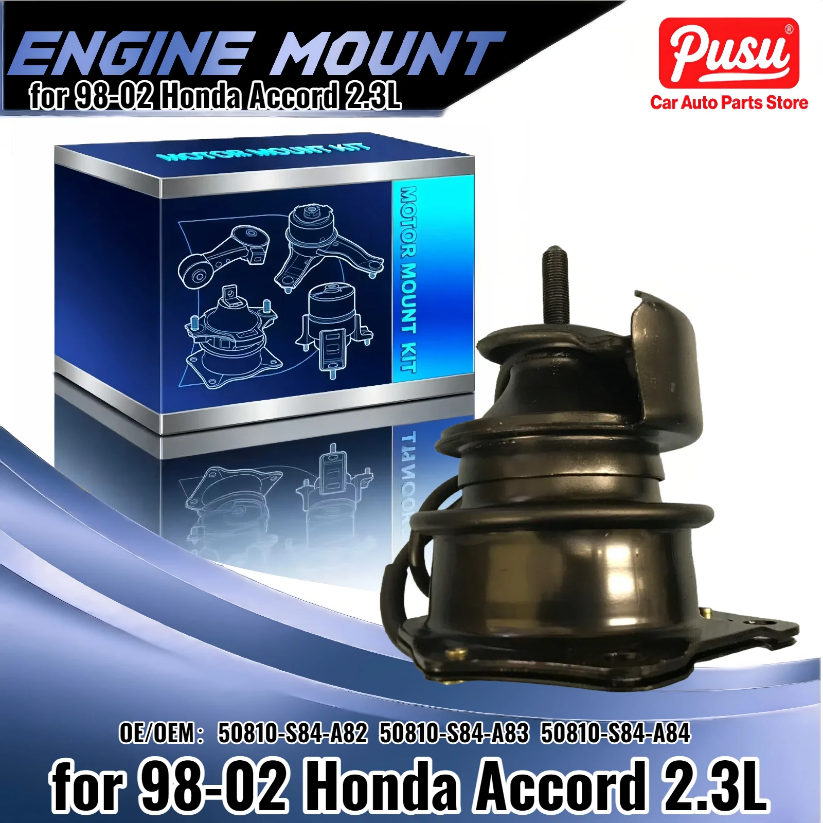 

Hydraulic Rear Engine Mount OEM Quality for 98-02 Honda Accord 2.3L 50810-S84-A83 50810-S84-A84